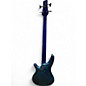 Used Ibanez SR800 Sapphire Blue Trans Electric Bass Guitar