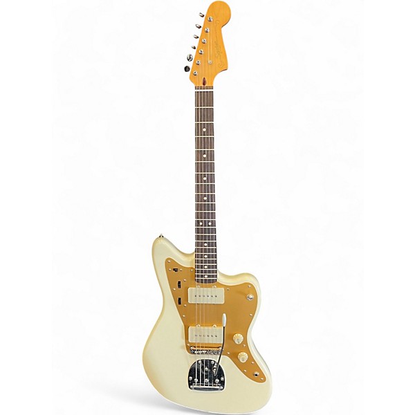 Used Squier J Mascis Jazzmaster Olympic White Solid Body Electric Guitar