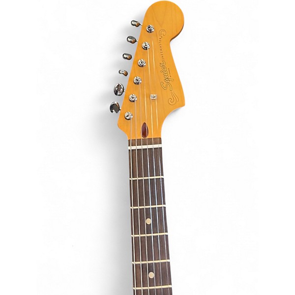 Used Squier J Mascis Jazzmaster Olympic White Solid Body Electric Guitar