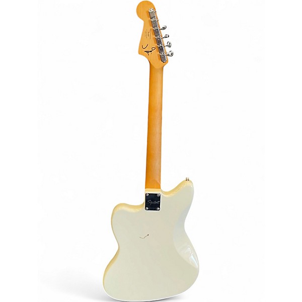Used Squier J Mascis Jazzmaster Olympic White Solid Body Electric Guitar