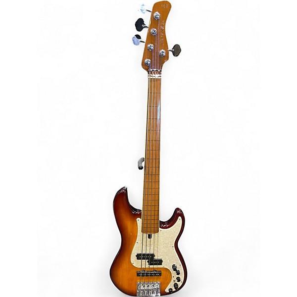 Used Sire Fretless P8 3 Color Sunburst Electric Bass Guitar