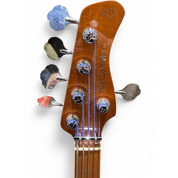 Used Sire Fretless P8 3 Color Sunburst Electric Bass Guitar