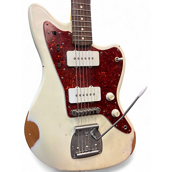 Used Nash Guitars JM63 MEDIUM RELIC Olympic White Solid Body Electric Guitar