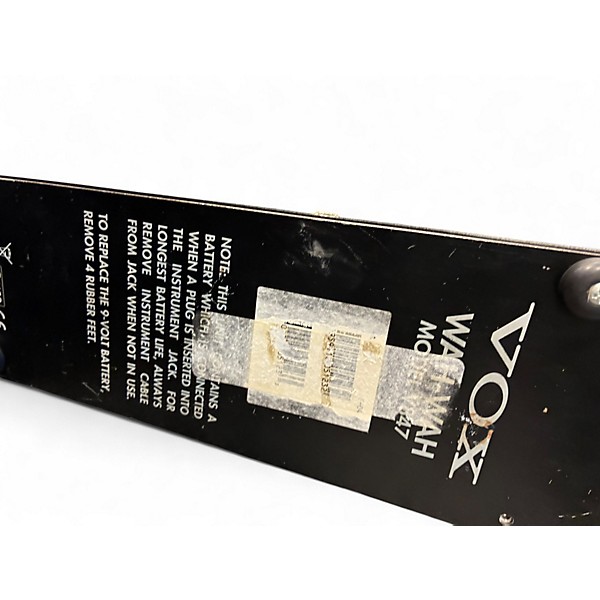 Used VOX V847 Reissue Wah Effect Pedal
