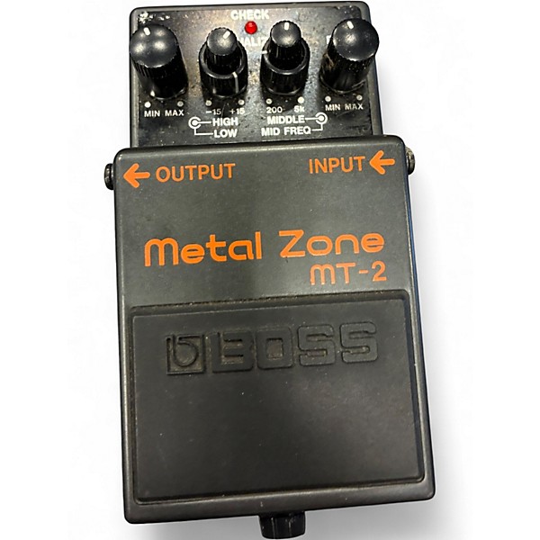 Used BOSS MT2 Metal Zone Distortion Effect Pedal