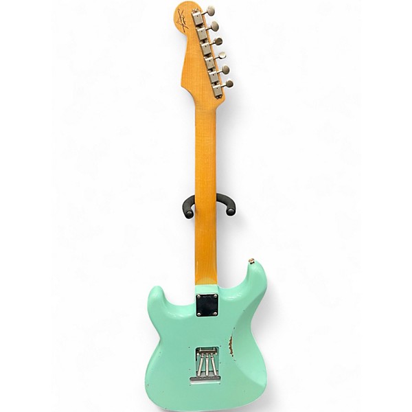 Used Fender Custom Shop 60s Relic Stratocaster Surf Green Solid Body Electric Guitar