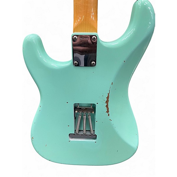 Used Fender Custom Shop 60s Relic Stratocaster Surf Green Solid Body Electric Guitar