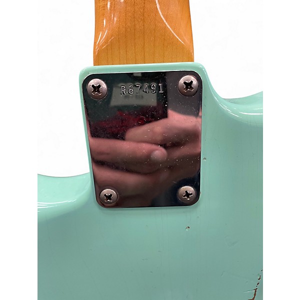 Used Fender Custom Shop 60s Relic Stratocaster Surf Green Solid Body Electric Guitar