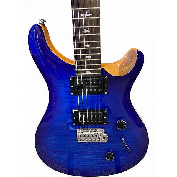 Used PRS SE Custom 24 Blue Solid Body Electric Guitar