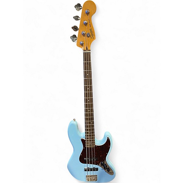 Used Squier Classic Vibe 1960S Jazz Bass Daphne Blue Electric Bass Guitar