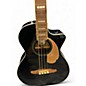 Used Fender Kingman Acoustic Electric Bass Black Acoustic Bass Guitar