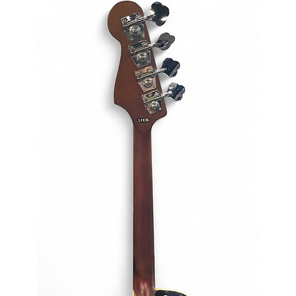 Used Fender Kingman Acoustic Electric Bass Black Acoustic Bass Guitar