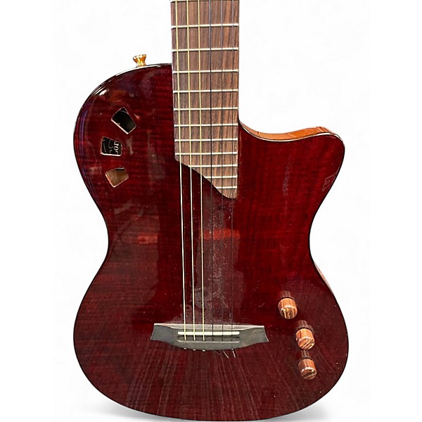 Used Cordoba STAGE Burgundy Acoustic Electric Guitar