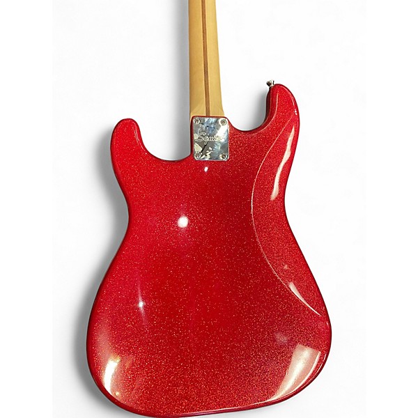 Used Squier Squier Bullet RED SPARKLE Solid Body Electric Guitar