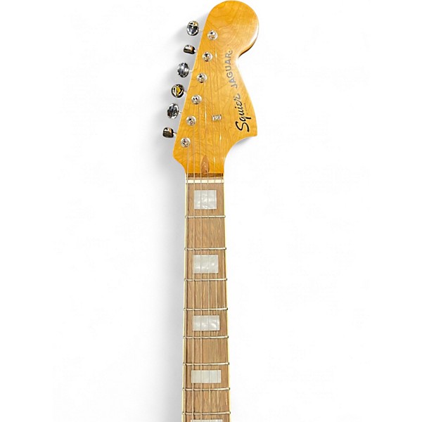 Used Squier Classic Vibe '70s Jaguar 3 Tone Sunburst Solid Body Electric Guitar
