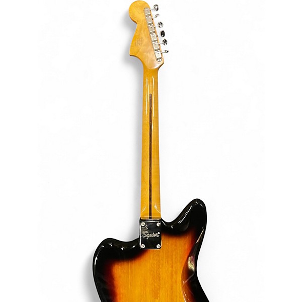 Used Squier Classic Vibe '70s Jaguar 3 Tone Sunburst Solid Body Electric Guitar