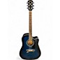 Used Ibanez V70CE Blue Burst Acoustic Electric Guitar thumbnail