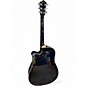 Used Ibanez V70CE Blue Burst Acoustic Electric Guitar