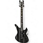 Used Schecter Guitar Research Synyster Gates Signature Standard Black with Silver Pinstripes Solid Body Electric Guitar thumbnail