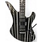 Used Schecter Guitar Research Synyster Gates Signature Standard Black with Silver Pinstripes Solid Body Electric Guitar