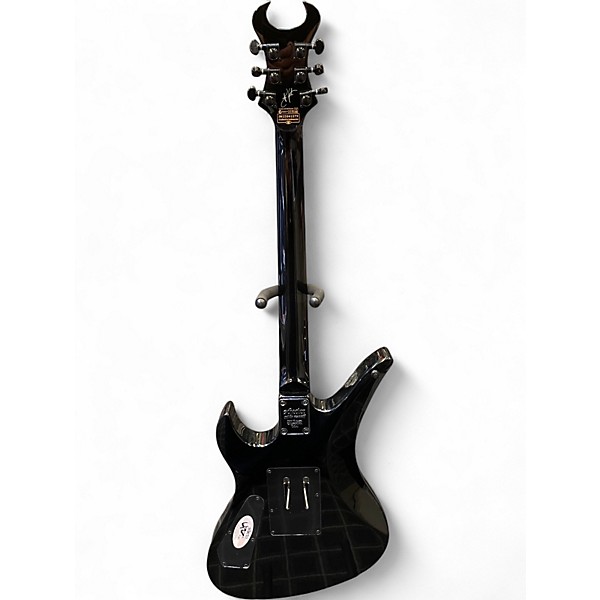 Used Schecter Guitar Research Synyster Gates Signature Standard Black with Silver Pinstripes Solid Body Electric Guitar