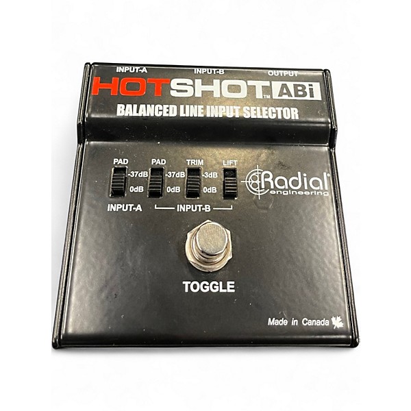Used Radial Engineering Hotshot DM1 On-Stage Mic Mute Footswitch