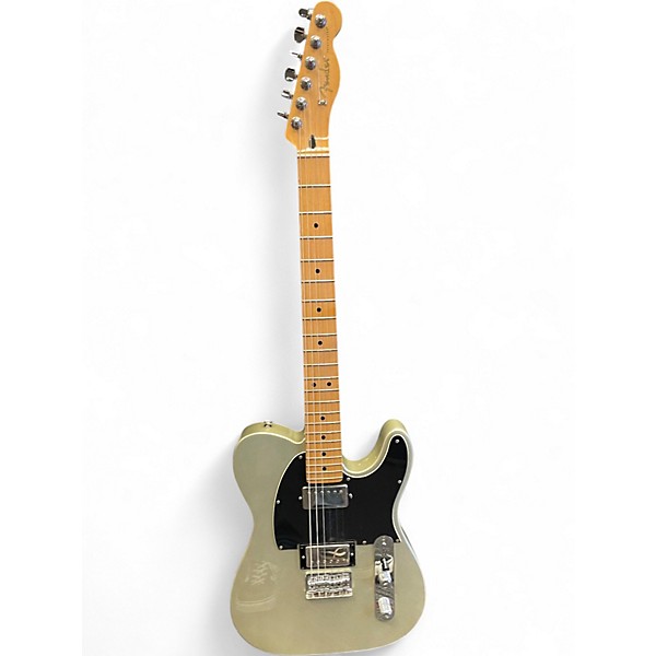 Used Fender Blacktop Telecaster HH Silver Solid Body Electric Guitar