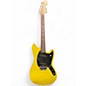 Used Squier SONIC MUSTANG Yellow Solid Body Electric Guitar thumbnail