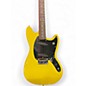 Used Squier SONIC MUSTANG Yellow Solid Body Electric Guitar