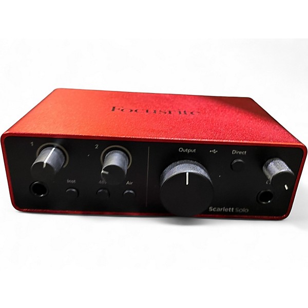 Used Focusrite SCARLETT SOLO GEN 4 Audio Interface