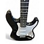 Used Zeny Double Cutaway Black Solid Body Electric Guitar