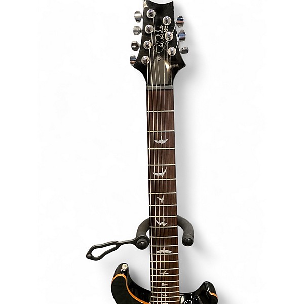 Used PRS CM7RB SE 7 String black Solid Body Electric Guitar