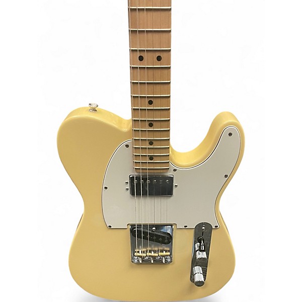 Used Fender American Performer Telecaster Hum Vintage White Solid Body Electric Guitar
