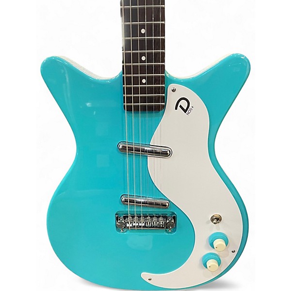 Used Danelectro NOS + BABY BLUE Solid Body Electric Guitar
