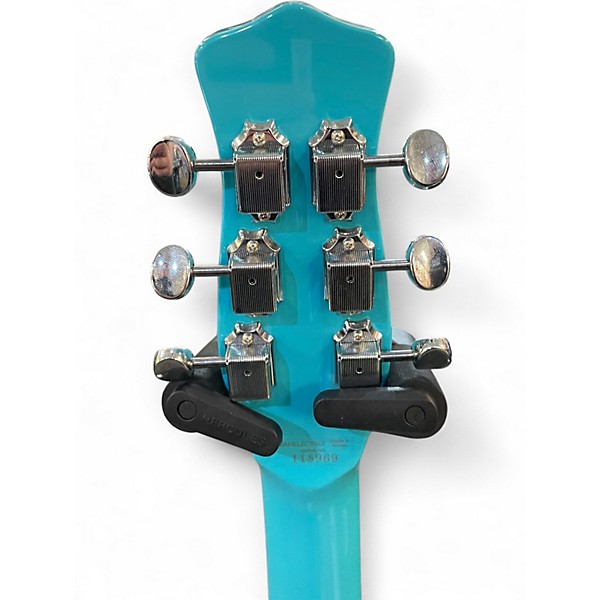 Used Danelectro NOS + BABY BLUE Solid Body Electric Guitar