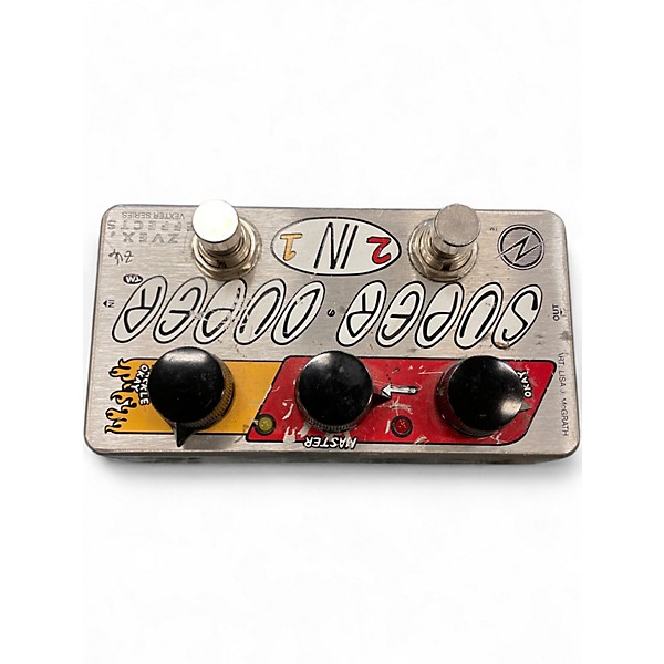 Used ZVEX Vexter Super Duper 2 In 1 Overdrive Effect Pedal