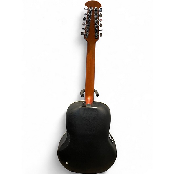 Vintage 1980s Ovation Celebrity CC-65 3 Color Sunburst 12 String Acoustic Electric Guitar