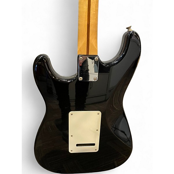 Vintage 1990s Fender Player Stratocaster Black Solid Body Electric Guitar