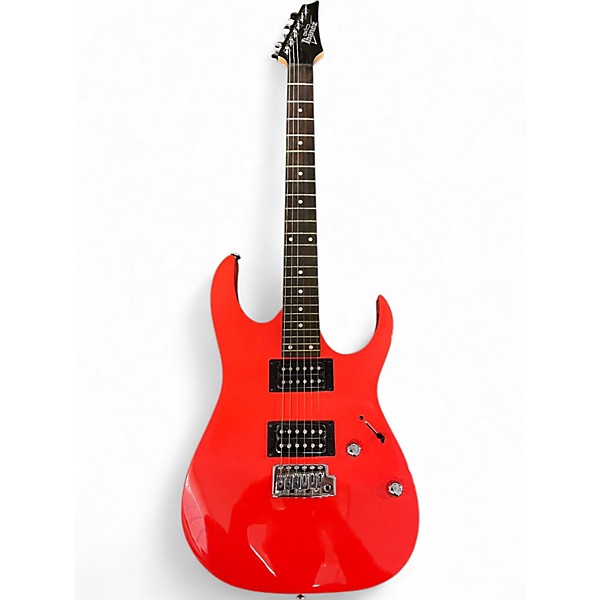 Used Ibanez Gio Orange Solid Body Electric Guitar