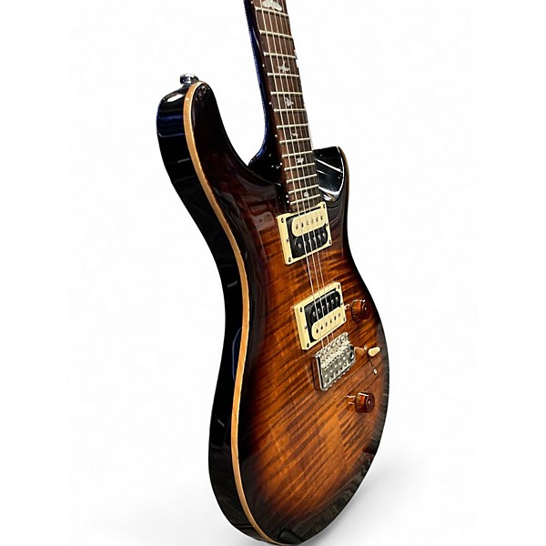Used PRS SE Standard 24 Black Gold Burst Solid Body Electric Guitar