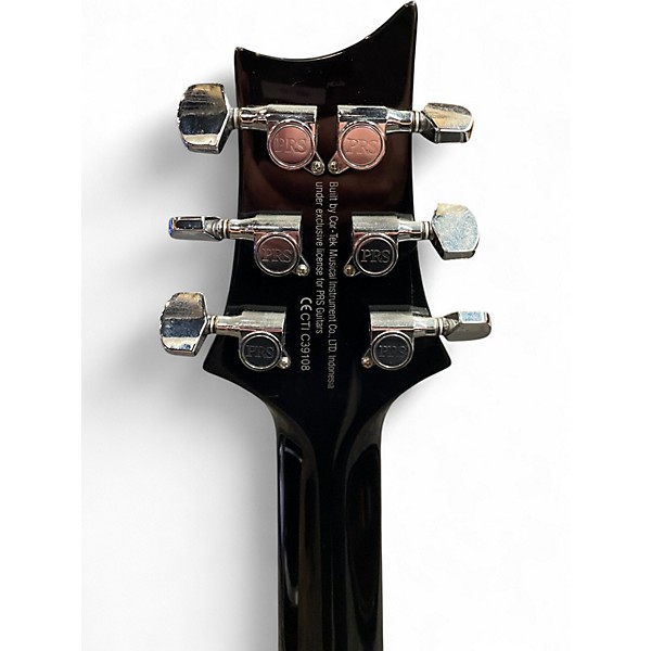 Used PRS SE Standard 24 Black Gold Burst Solid Body Electric Guitar