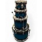 Used Yamaha 4 Piece Stage Custom Blue Burst Drum Kit