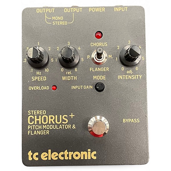 Used TC Electronic STEREO CHORUS + Effect Pedal