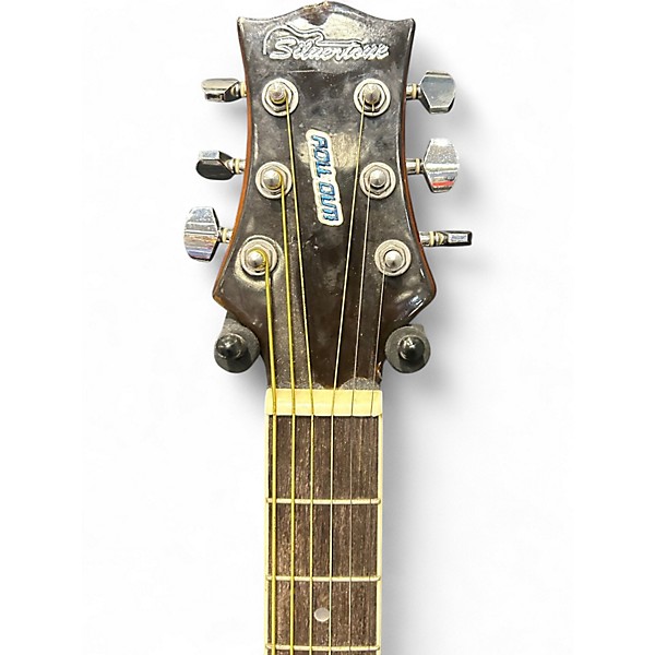 Used Silvertone SD3000 Natural Acoustic Guitar