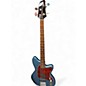 Used Ibanez Ip-04 Blue Electric Bass Guitar