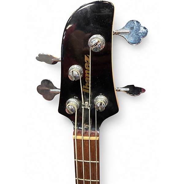 Used Ibanez Ip-04 Blue Electric Bass Guitar