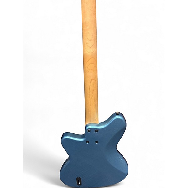 Used Ibanez Ip-04 Blue Electric Bass Guitar