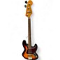 Used Squier CLASSIC VIBE 60S FRETLESS JAZZ BASS 3 Color Sunburst Electric Bass Guitar thumbnail