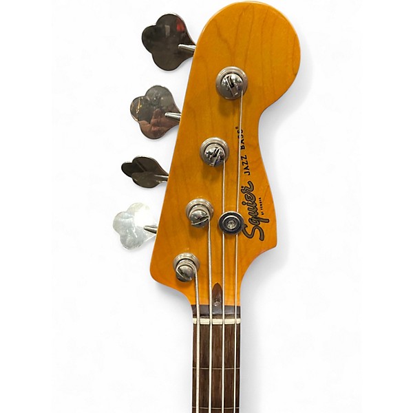 Used Squier CLASSIC VIBE 60S FRETLESS JAZZ BASS 3 Color Sunburst Electric Bass Guitar