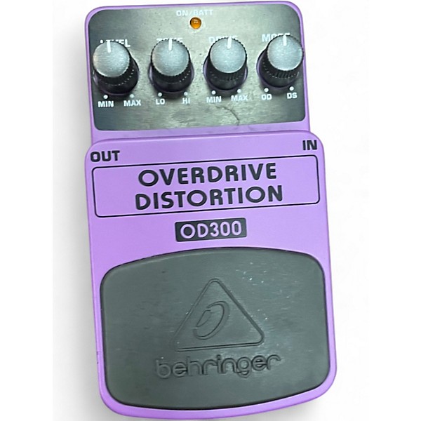 Used Behringer OD300 Overdrive/Distortion Effect Pedal